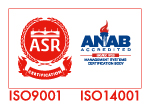 ISO9001/ISO14001 認証取得ロゴ